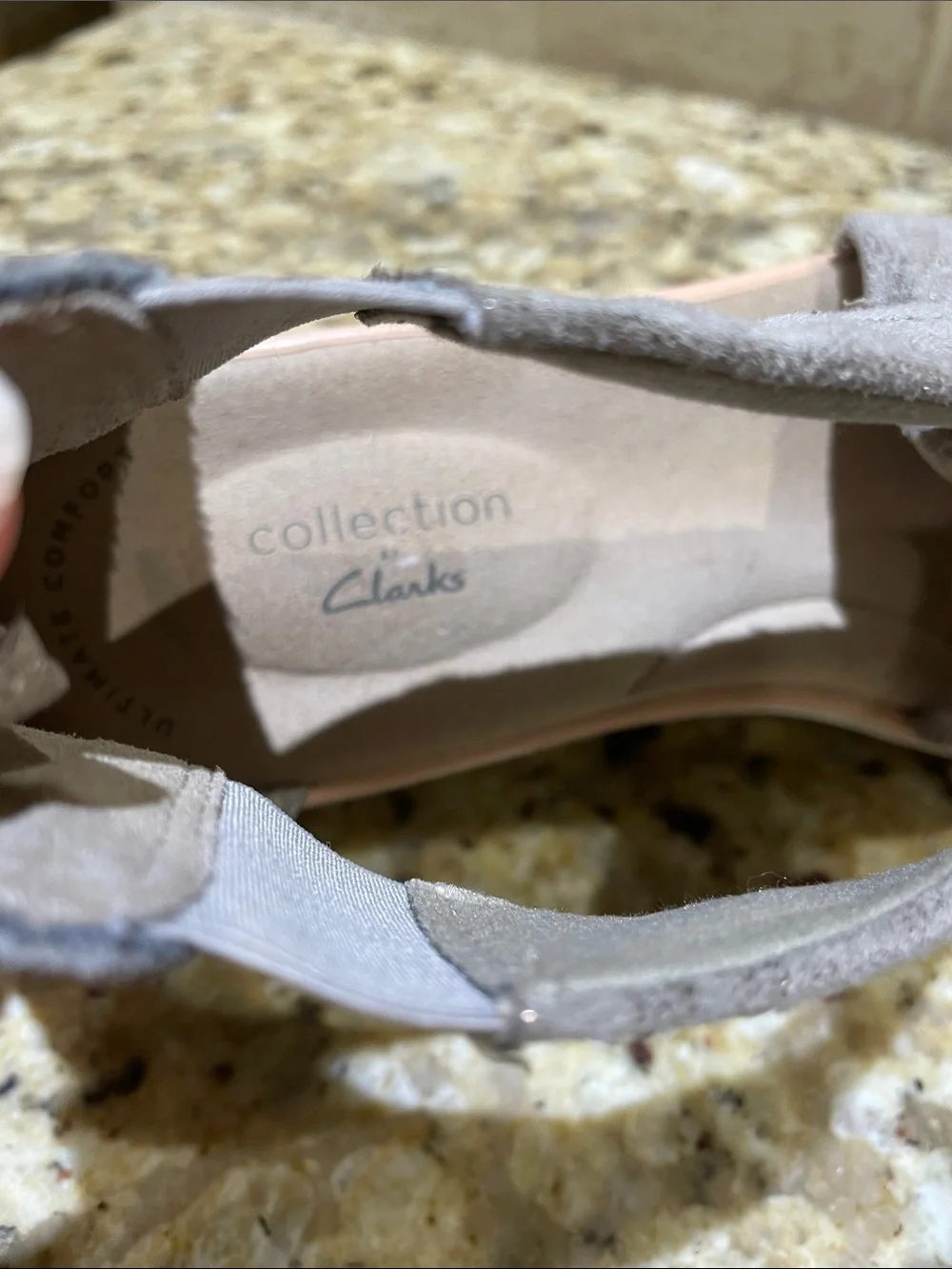 Clarks crisscross straps